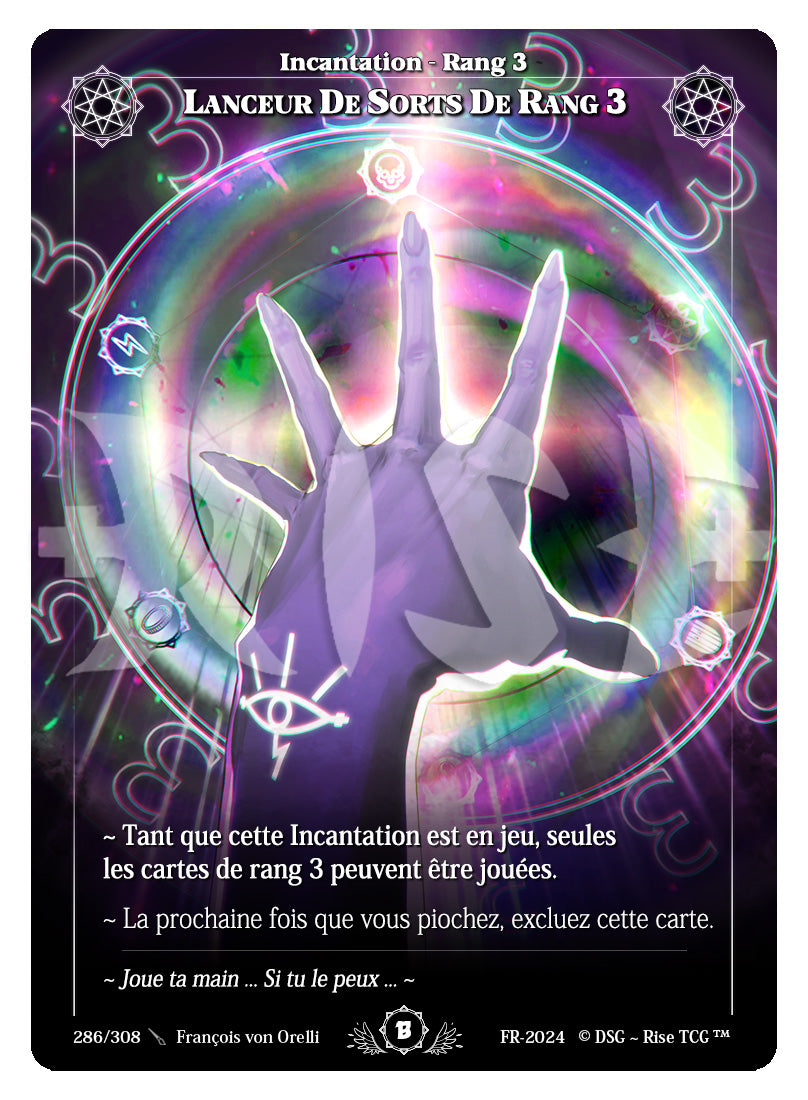 286/308 LANCEUR DE SORT DE RANG 3
