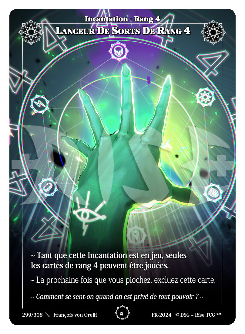 299/308 LANCEUR DE SORT DE RANG 4