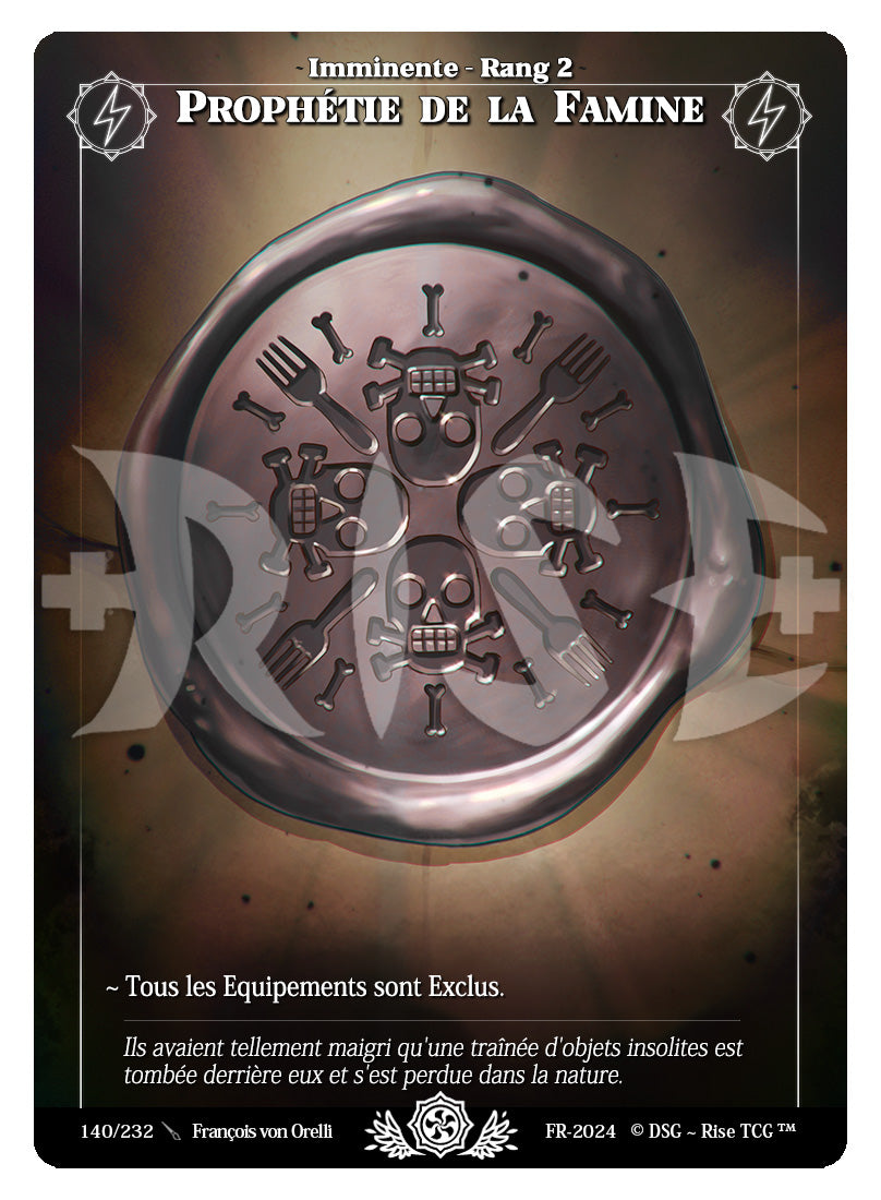 140/232 PROPHETIE DE LA FAMINE