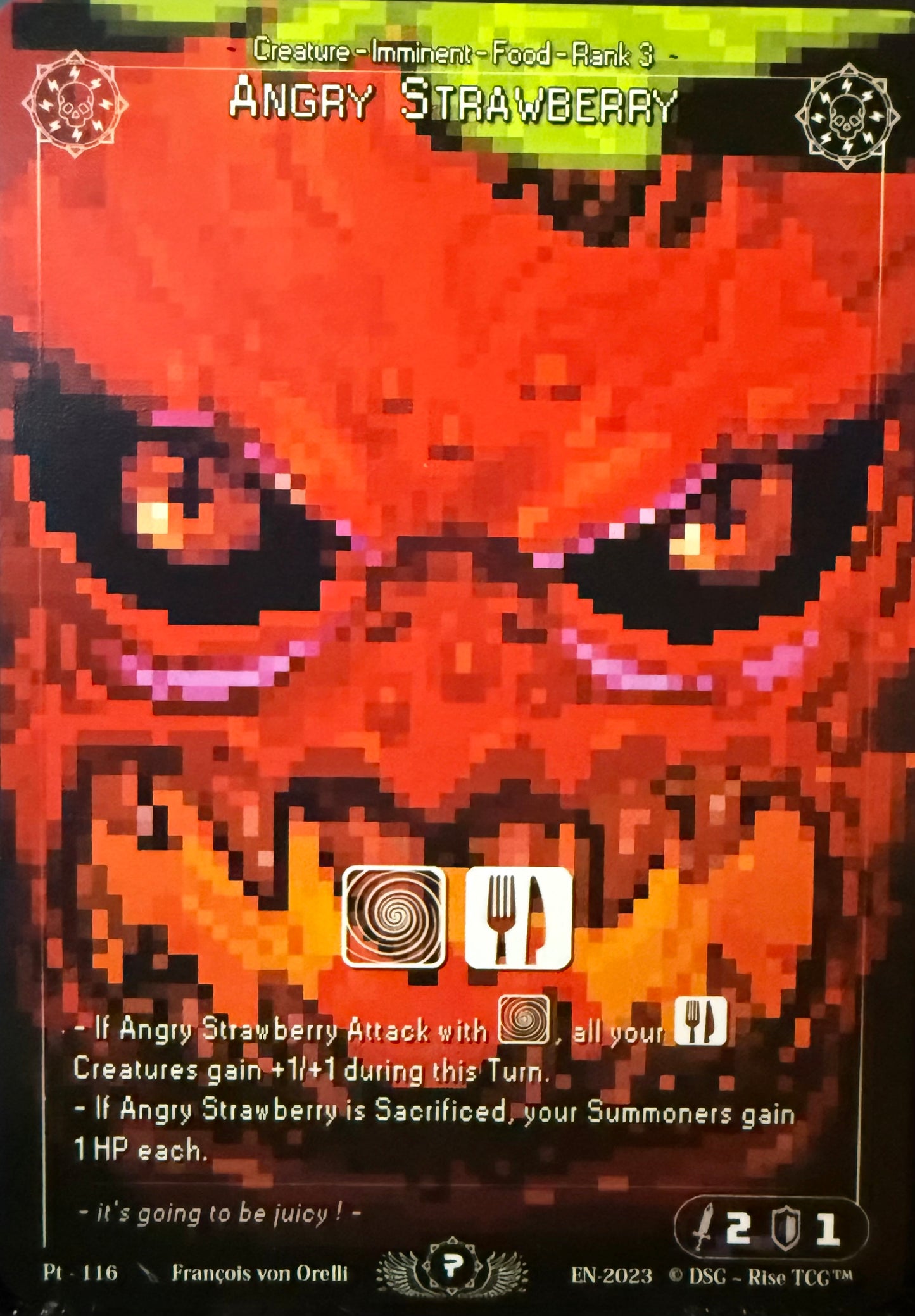 PT 116 ANGRY STRAWBERRY