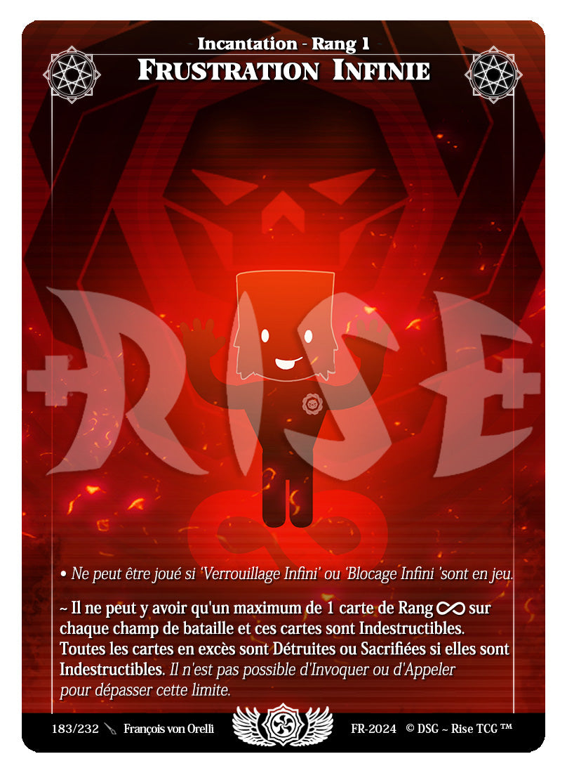 183/232 FRUSTRATION INFINIE