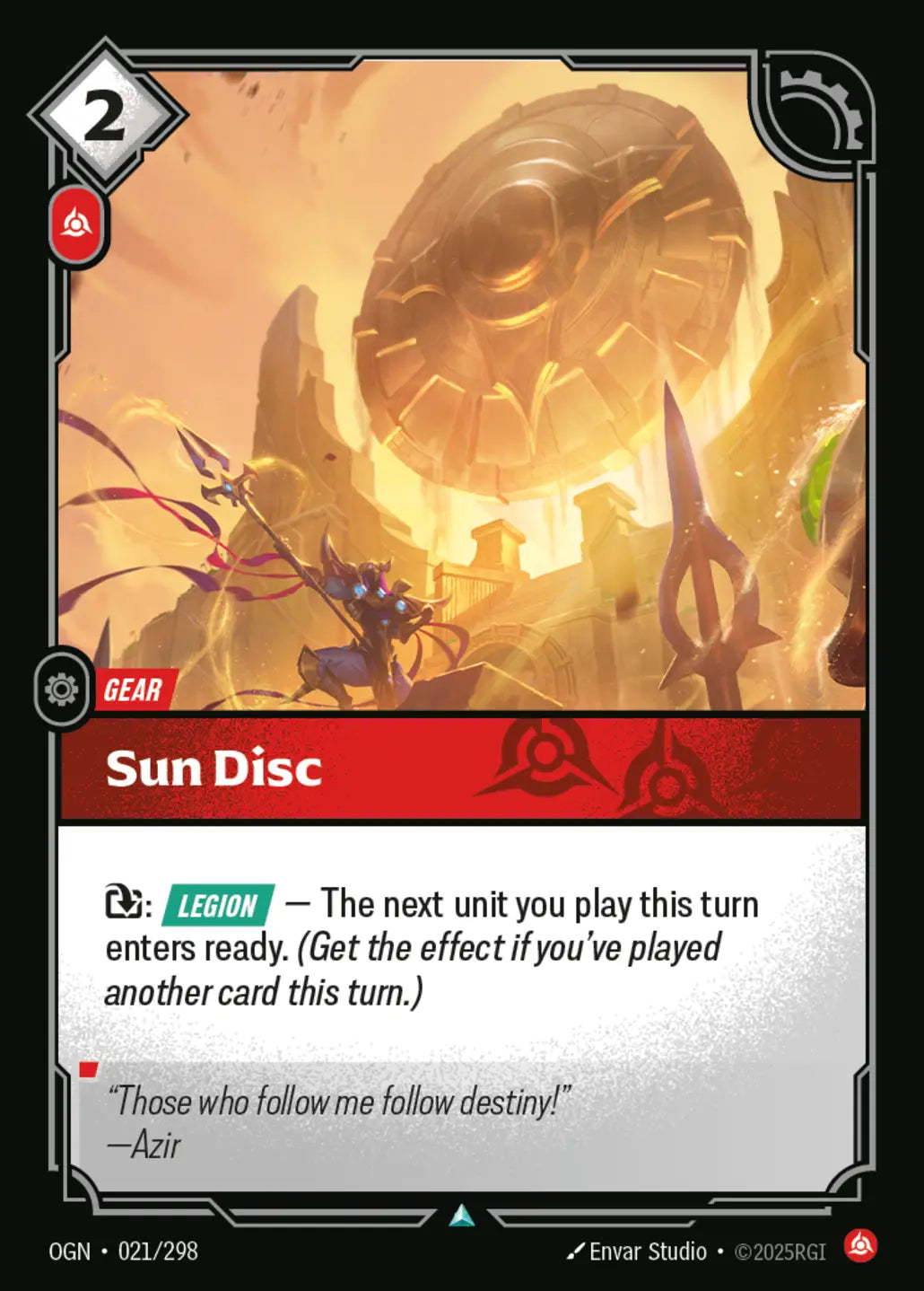021/298 Sun Disc
