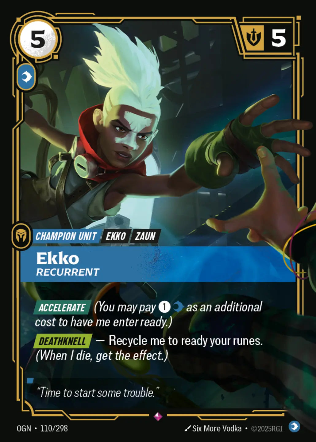 110/298 Ekko, Recurrent