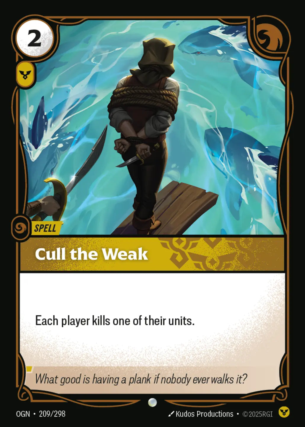 209/298 Cull the Weak