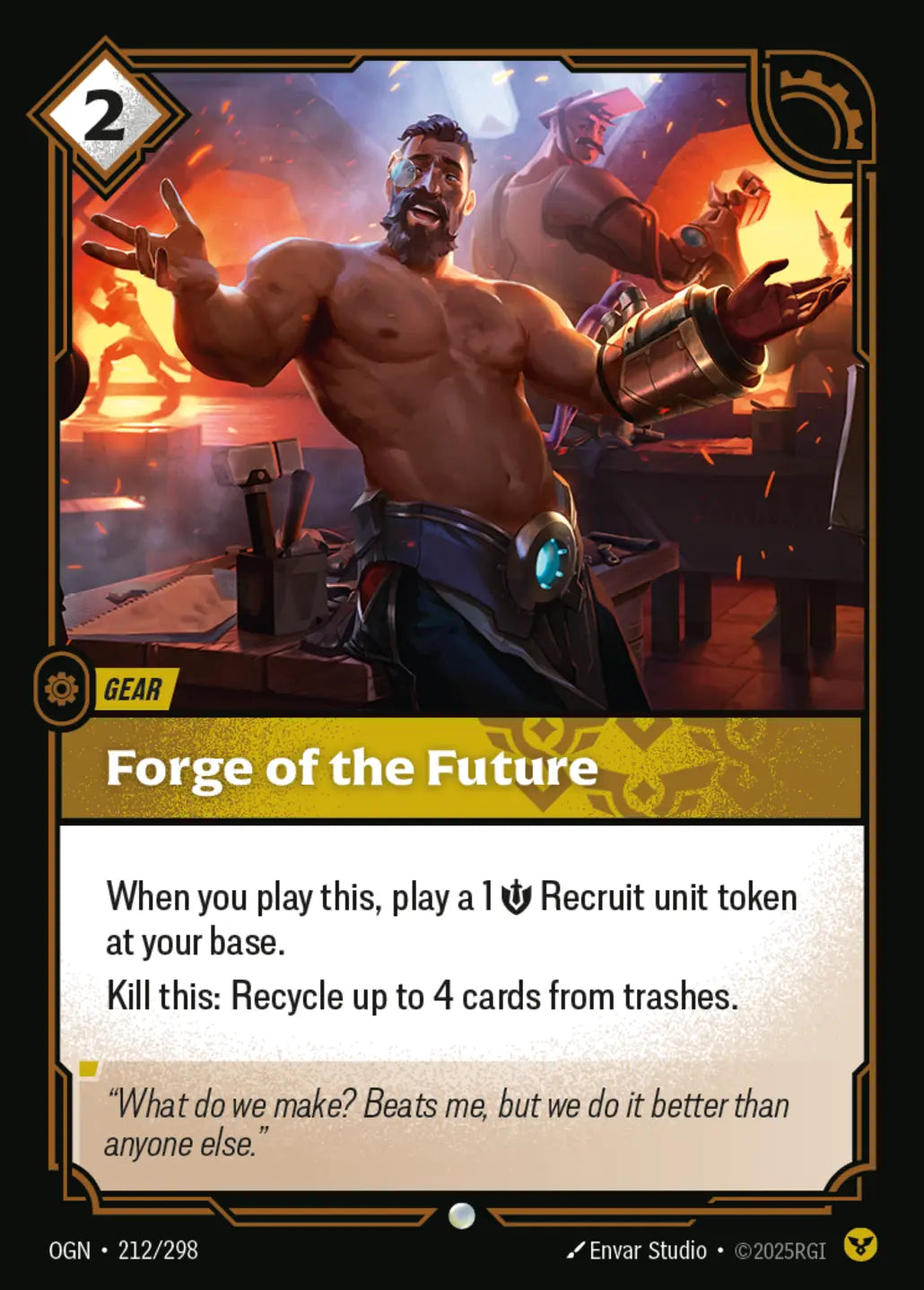212/298 Forge of the Future