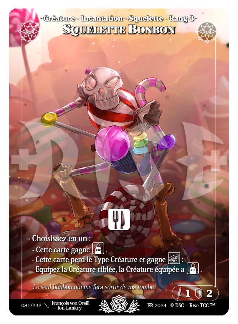 081/232 SQUELETTE BONBON