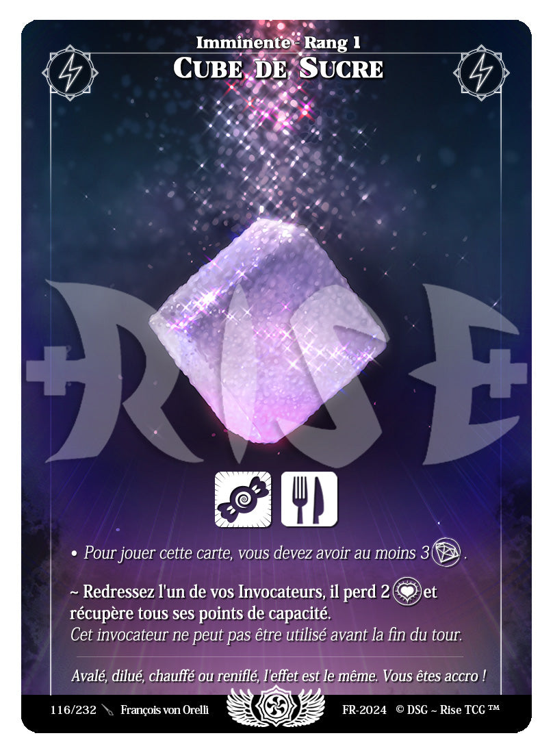116/232 CUBE DE SUCRE