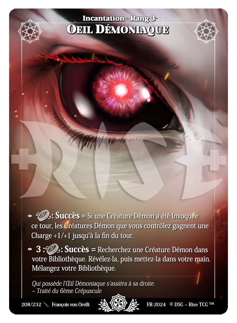 208/232 OEIL DEMONIAQUE