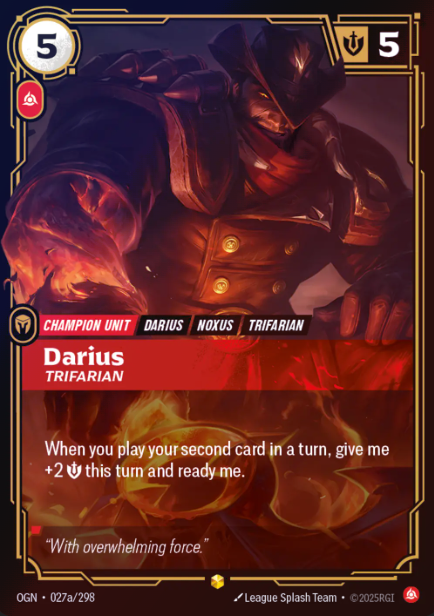 027a/298 Darius, Trifarian