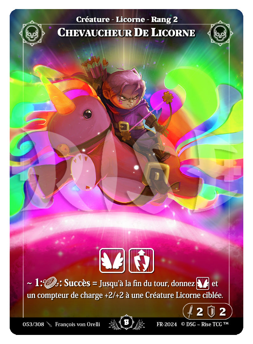 053/308 CHEVAUCHEUR DE LICORNE