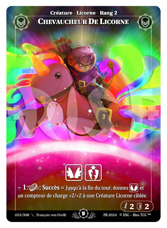 053/308 CHEVAUCHEUR DE LICORNE