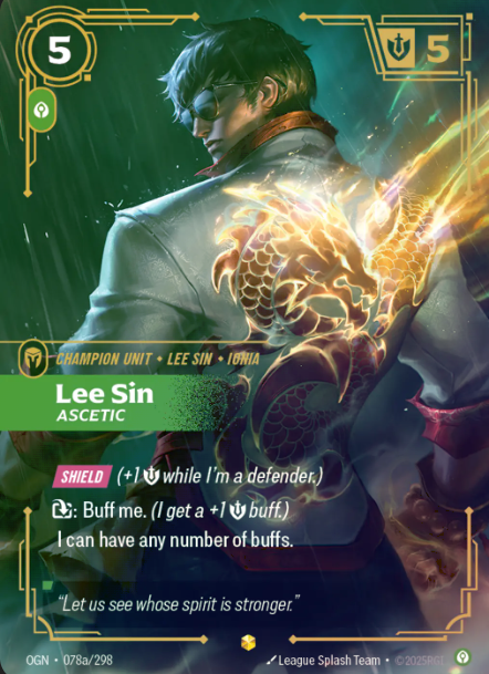 078a/298 Lee Sin, Ascetic