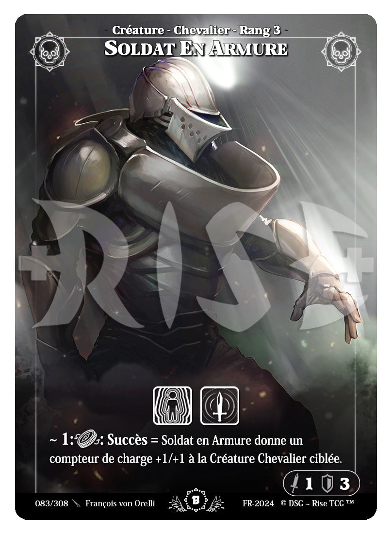 083/308 SOLDAT EN ARMURE