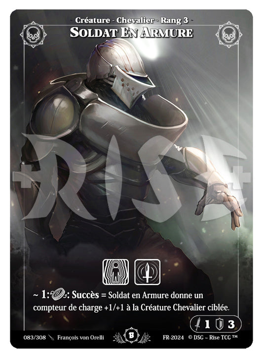 083/308 SOLDAT EN ARMURE