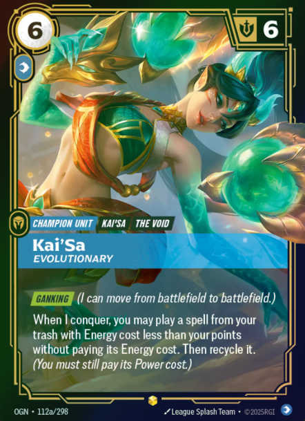 112a/298 Kai'Sa, Evolutionary