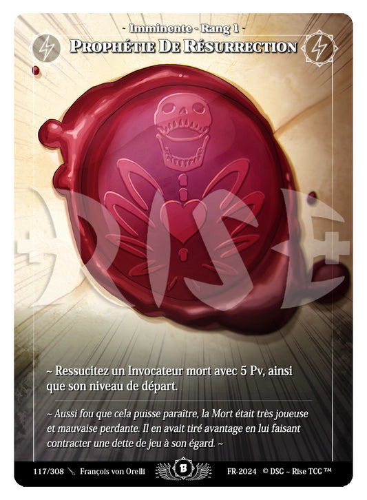 117/308 PROPHETIE DE RESURRECTION