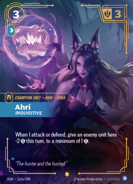 119a/298 Ahri, Inquisitive