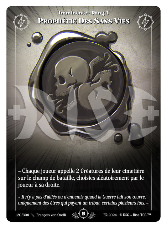 120/308 PROPHETIE DES SANS-VIES