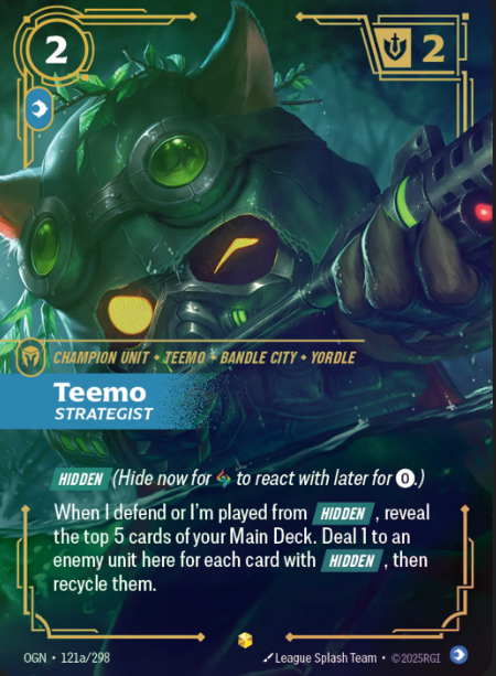 121a/298 Teemo, Strategist