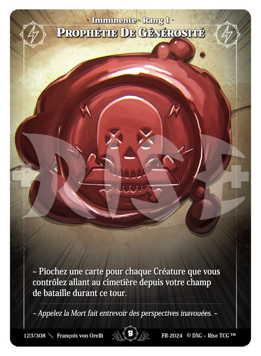 123/308 PROPHETIE DE GENEROSITE