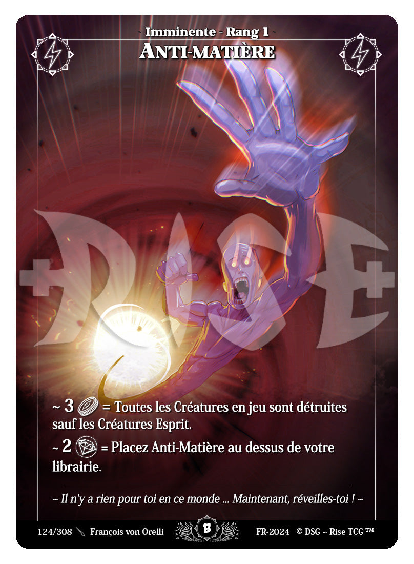 124/308 ANTI-MATIERE