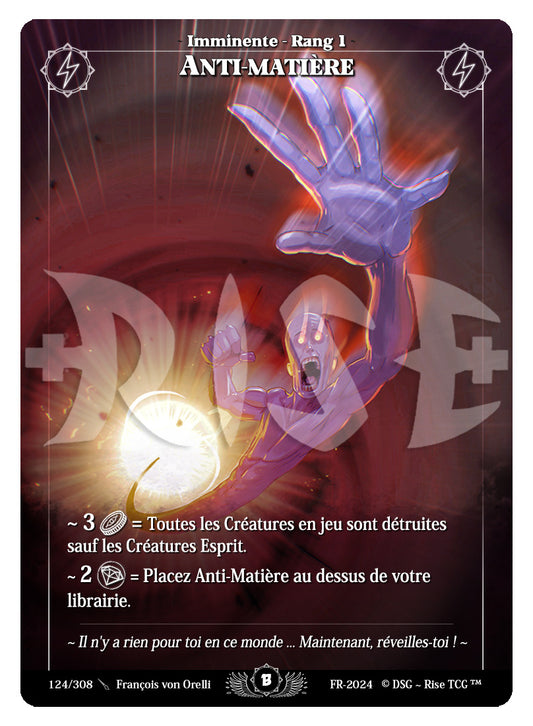 124/308 ANTI-MATIERE