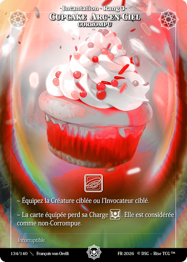 134 Cupcake Arc en Ciel Corrompu