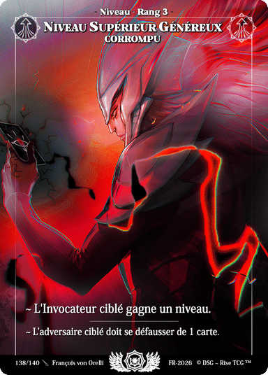 138 Niveau Supérieur Généreux Corrompu