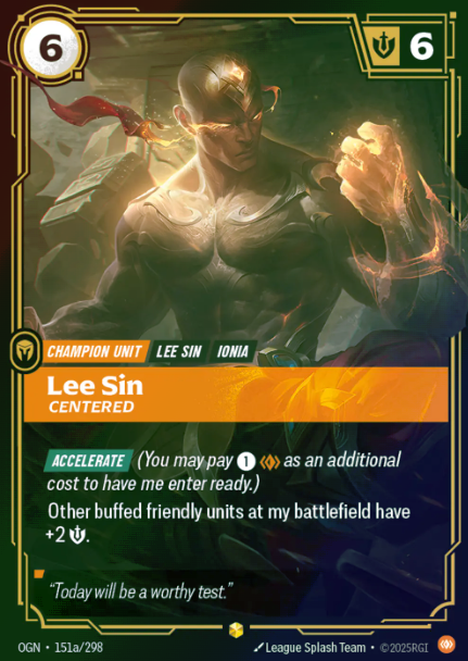 151a/298 Lee Sin, Centered