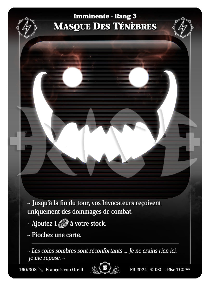 160/308 MASQUE DES TENEBRES