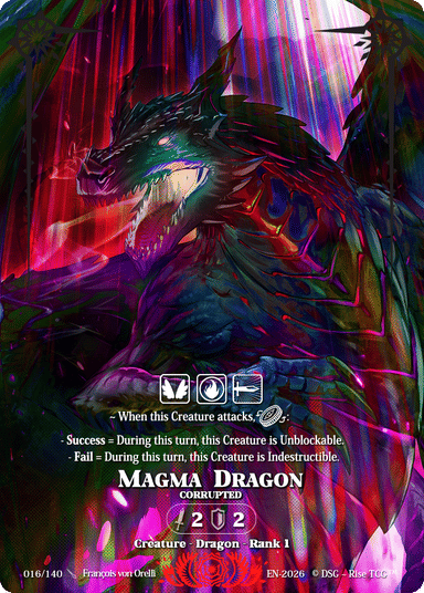 016 Magma Dragon Corrompu Collector