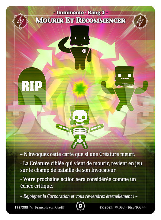 177/308 MOURIR ET RECOMMENCER