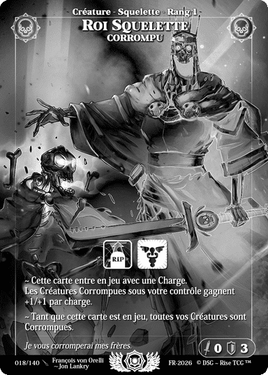 018 Roi Squelette Corrompu