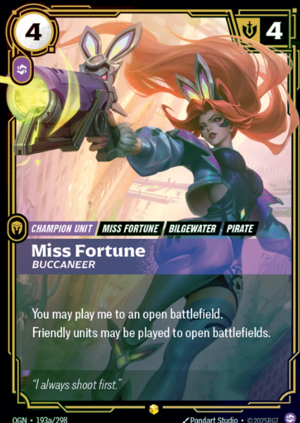 193a/298 Miss Fortune, Buccaneer
