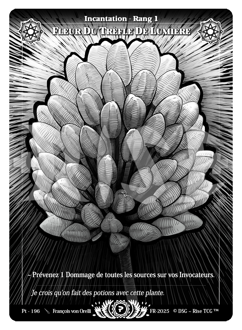 PT 196 Fleur de Tréfle de Lumiére POP 100