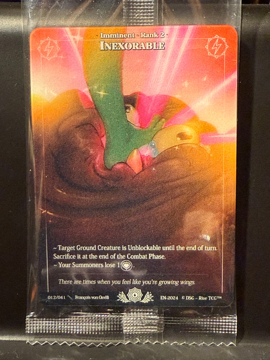 BoxTopper Fresh Scellé Inexorable Depth Lenticular