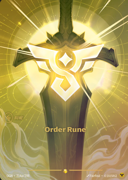 214a/298 Order Rune