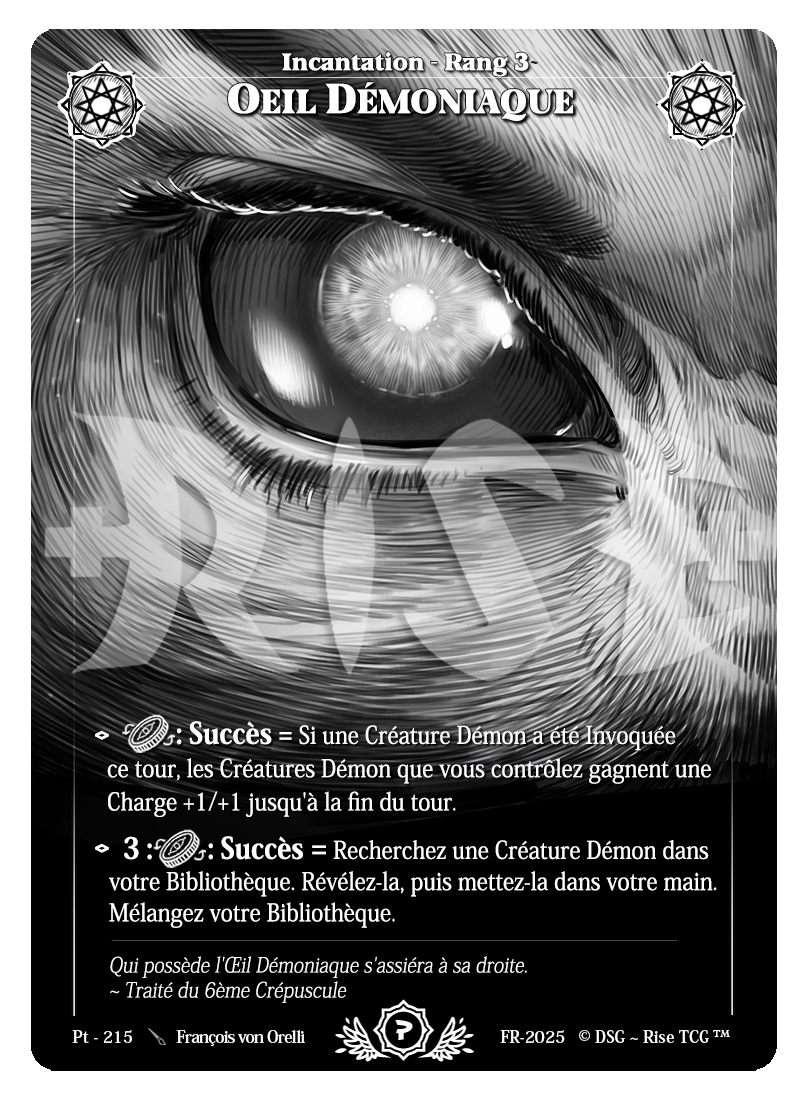 PT 215 Œil Démoniaque