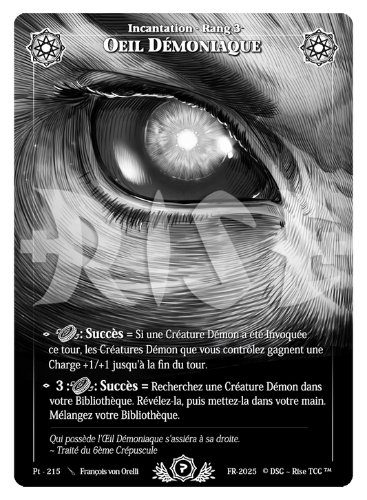 PT 215 Œil Démoniaque