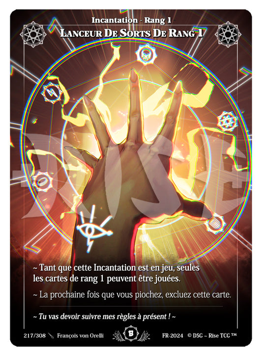 217/308 LANCEUR DE SORT DE RANG 1