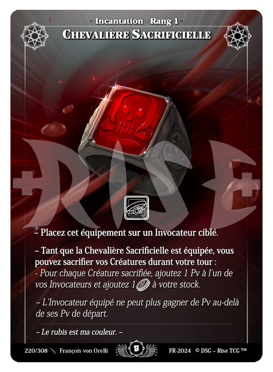220/308 CHEVALIERE SACRIFICIELLE