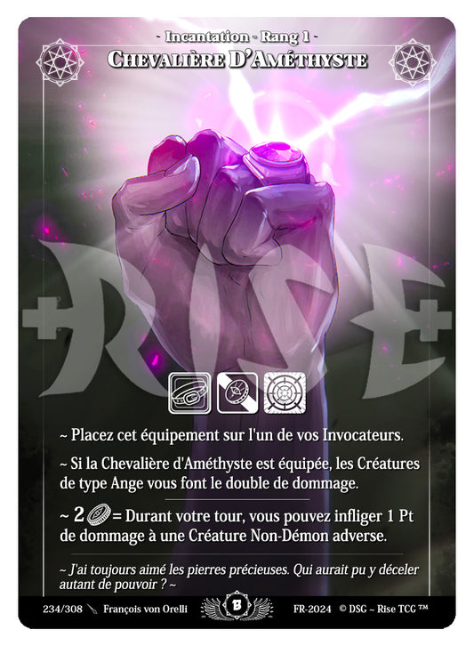 234/308 CHAVALIERE D'AMETHYSTE