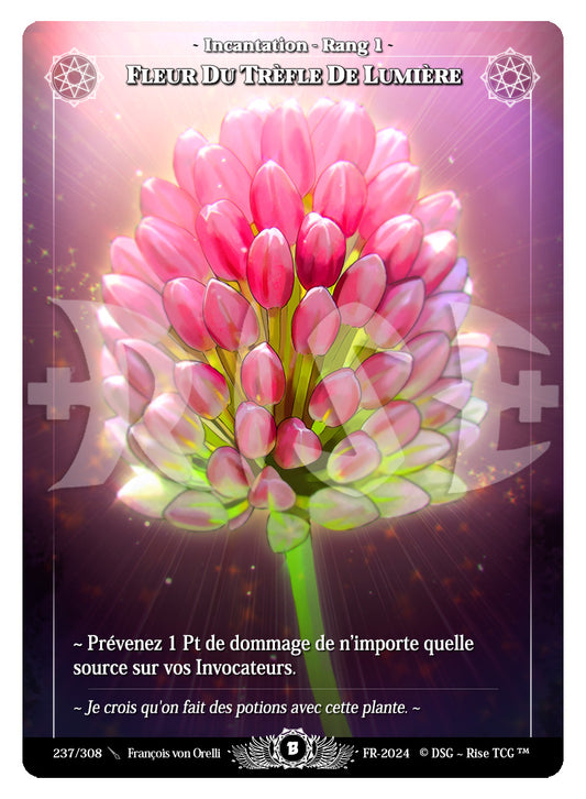 237/308 FLEUR DU TREFLE DE LUMIERE