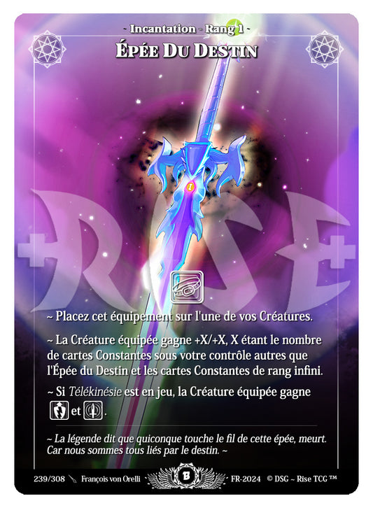 239/308 EPEE DU DESTIN