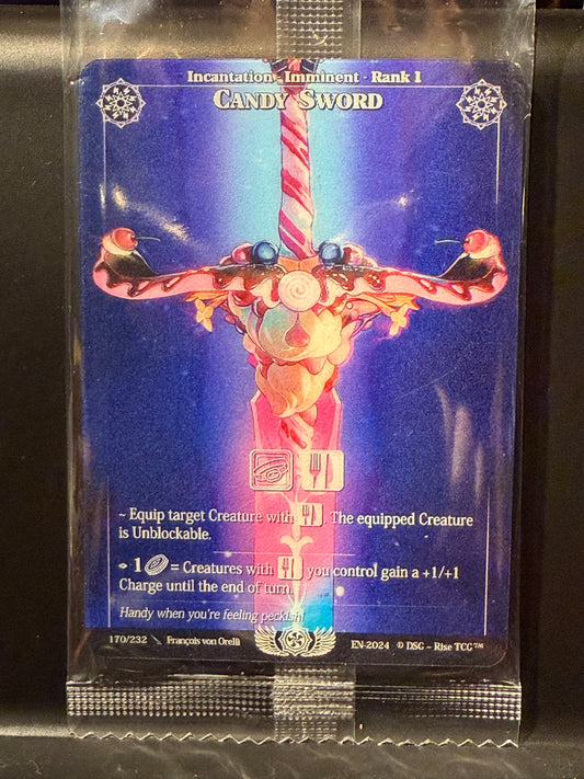 BoxTopper Candypocalypse Scéllé Candy Sword Depth Lenticular