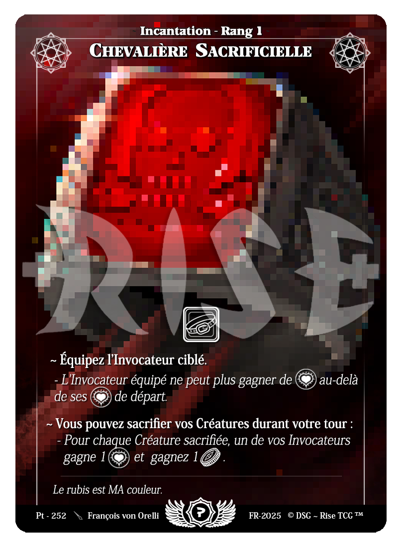 PT 252 Chevaliere Sacrificielle