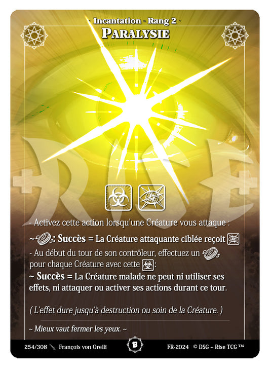 254/308 PARALYSIE