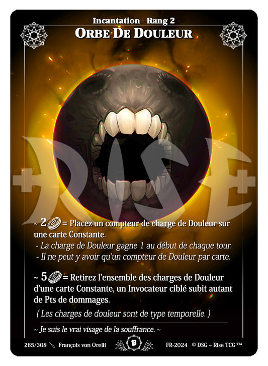 265/308 ORBE DE DOULEUR
