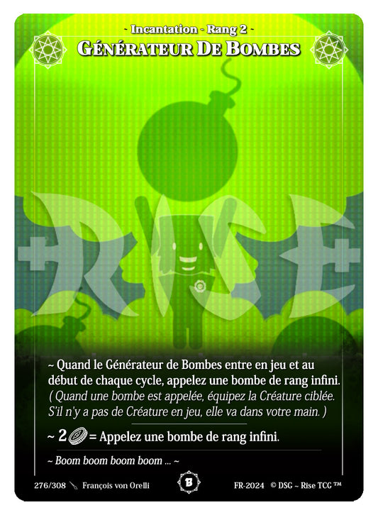 276/308 GENERATEUR DE BOMBES