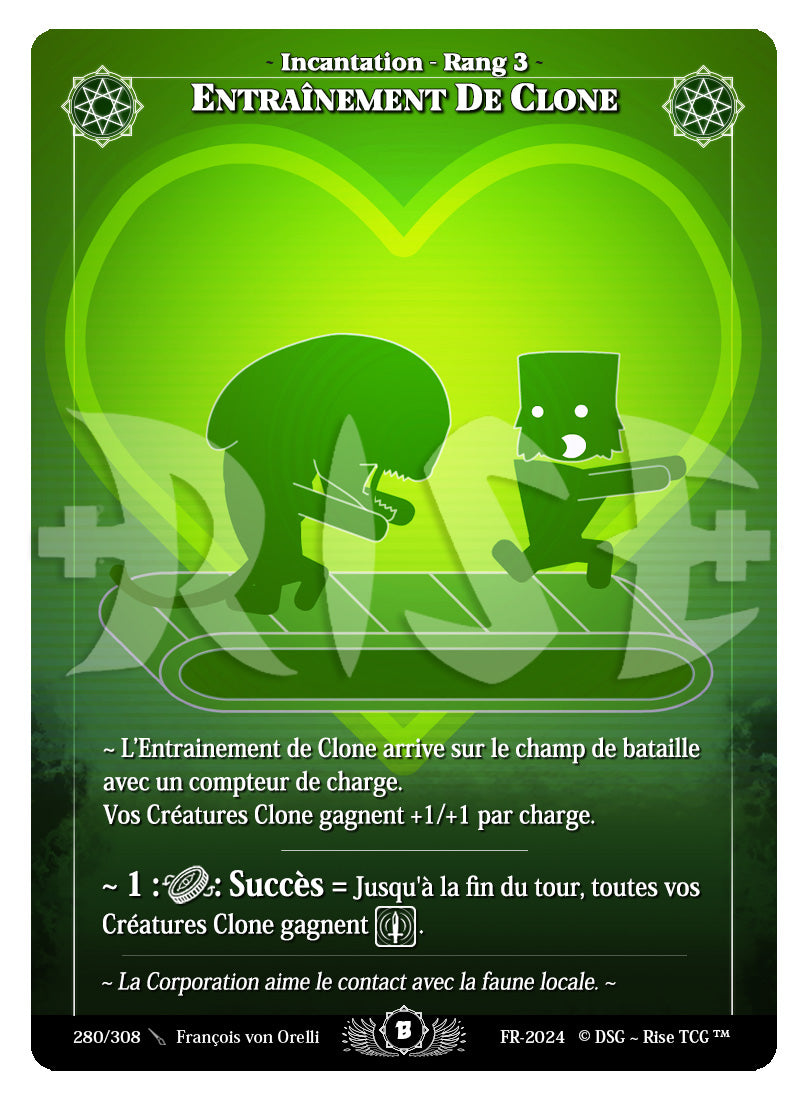 280/308 ENTRAINEMENT DE CLONE